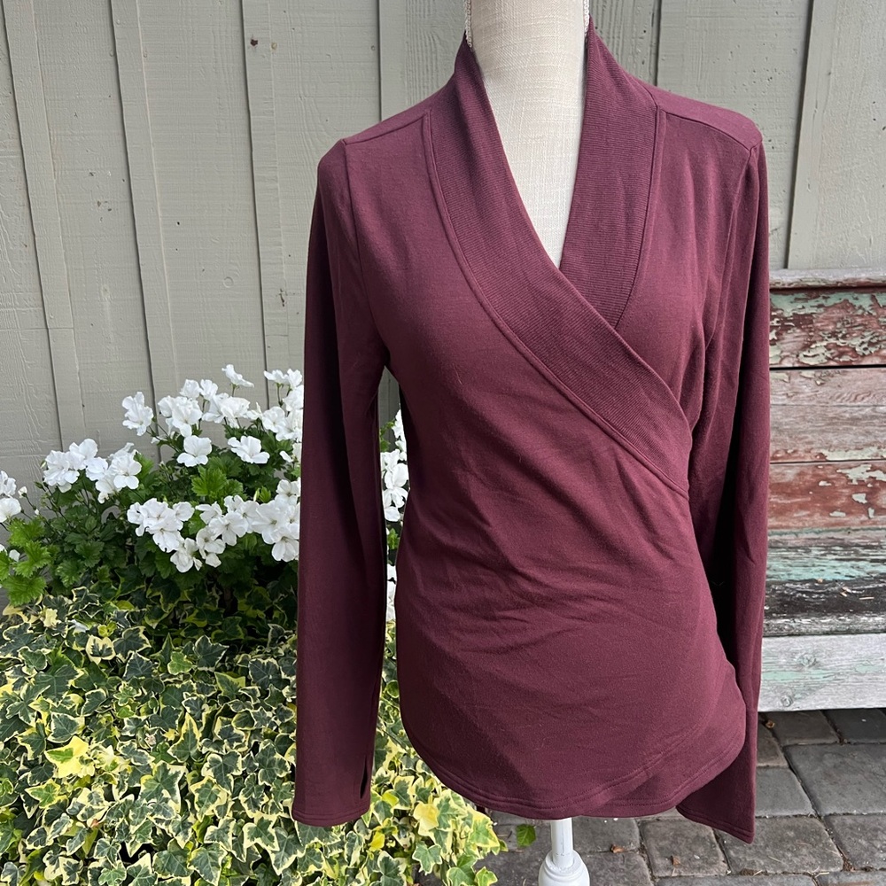 Athleta Decadent Chocolate Poise Dance Wrap